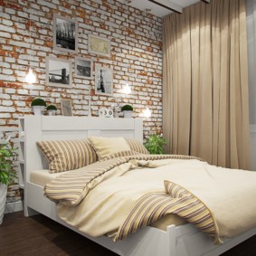 decoration of the apartment with decorative brick ideas