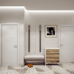 beyaz tasarım koridor