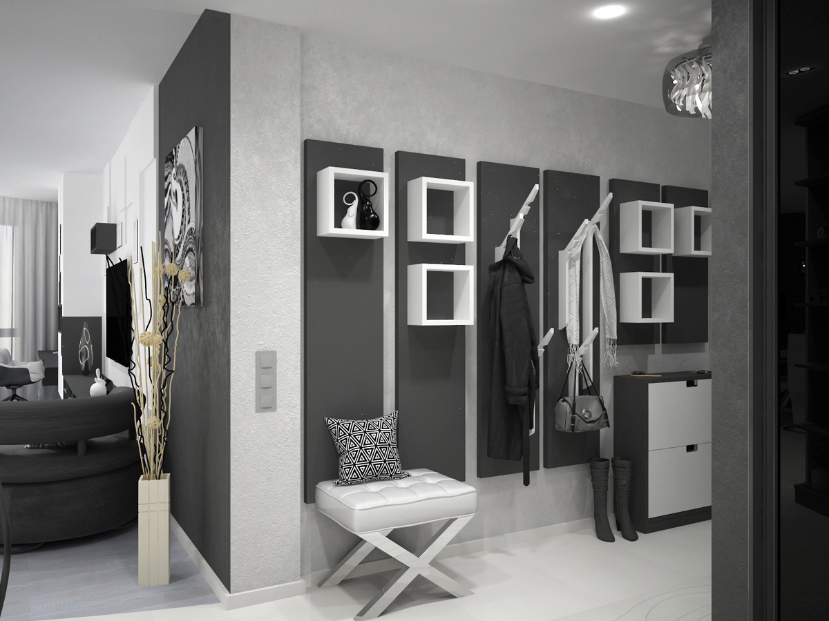 grå gangen design
