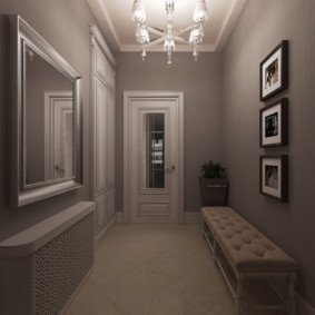hallway in gray tones photo options