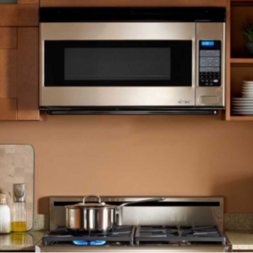 microwave placement in the kitchen ideas