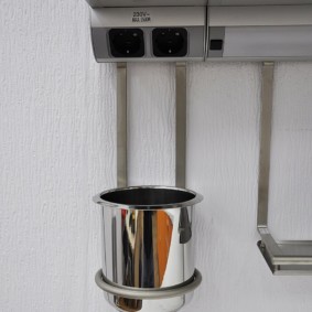 stopcontacten in een moderne keuken