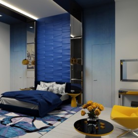 blauwe slaapkamer decoratie ideeën