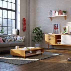 Scandinavian style living room photo ideas
