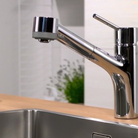 kitchen faucet interior