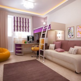 combinazione di soggiorno e opzioni fotografiche per bambini