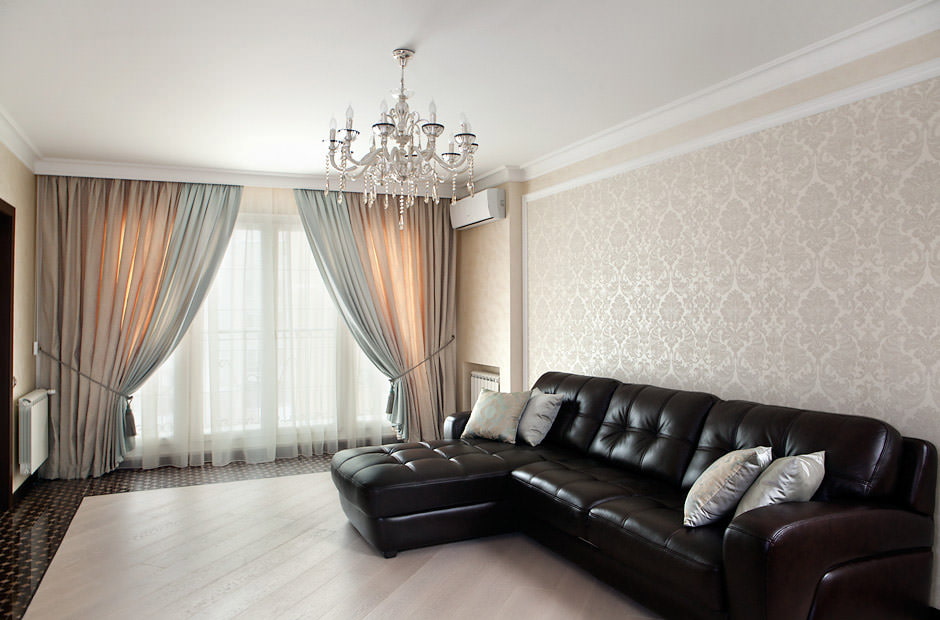 curtains modern classic interior photo