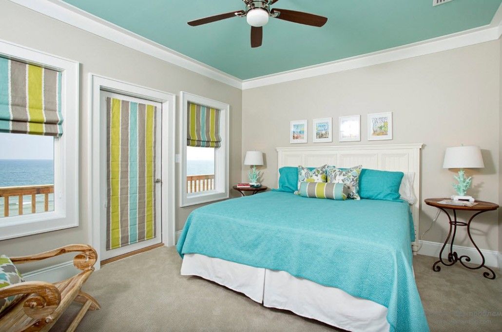 turquoise bedroom design