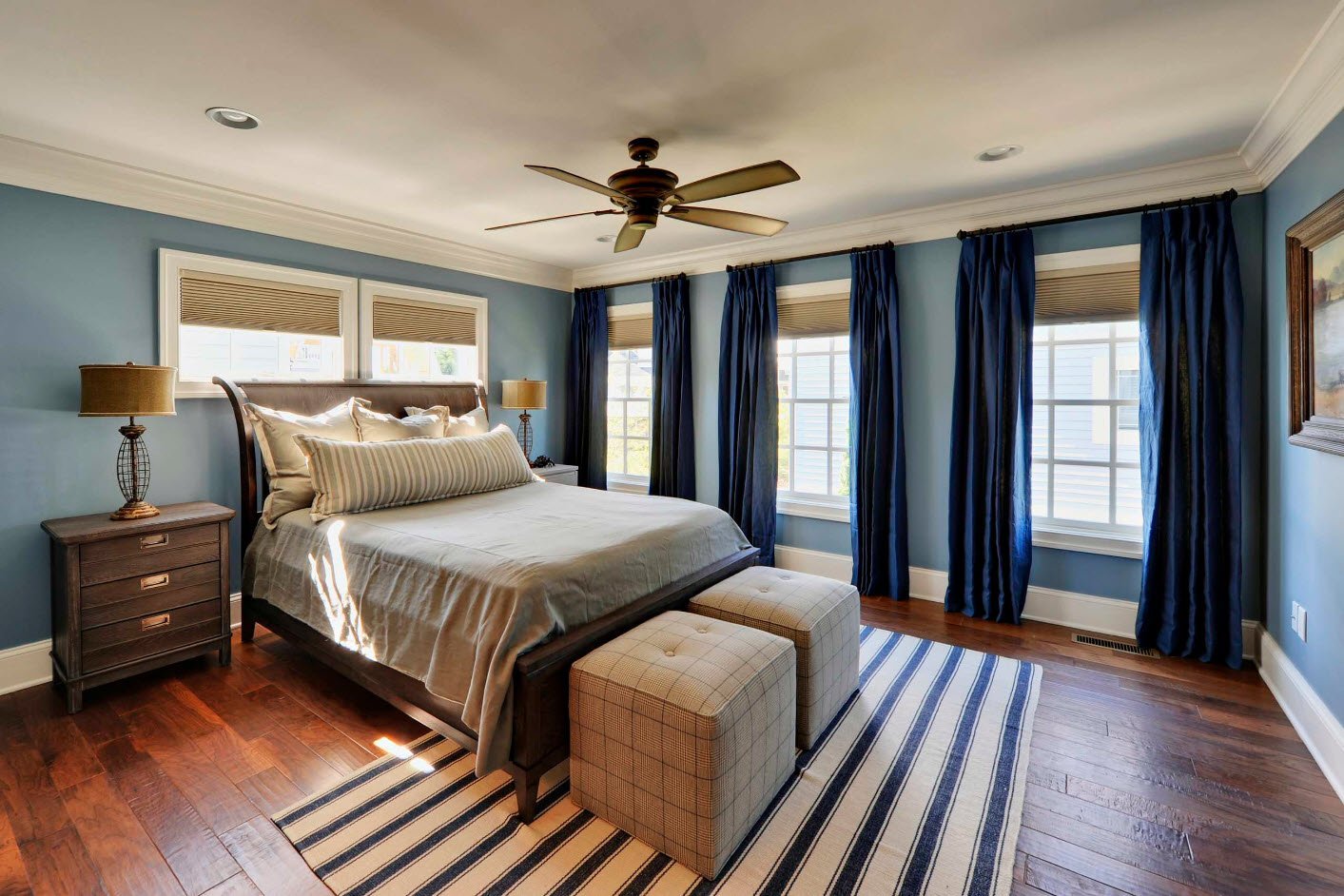 bedroom in blue design ideas