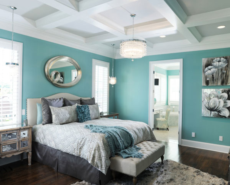 blue bedroom design
