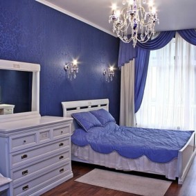 idées de chambre bleue vues