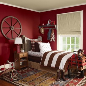 kırmızı yatak odası fotoğraf seçenekleri