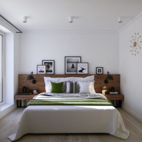 Skandināvu stila guļamistabas dizains