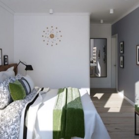 Scandinavian bedroom photo decor