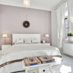 Scandinavian bedroom photo decor