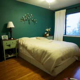 yeşil yatak odası fotoğraf