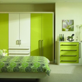 yeşil yatak odası fotoğraf dekor