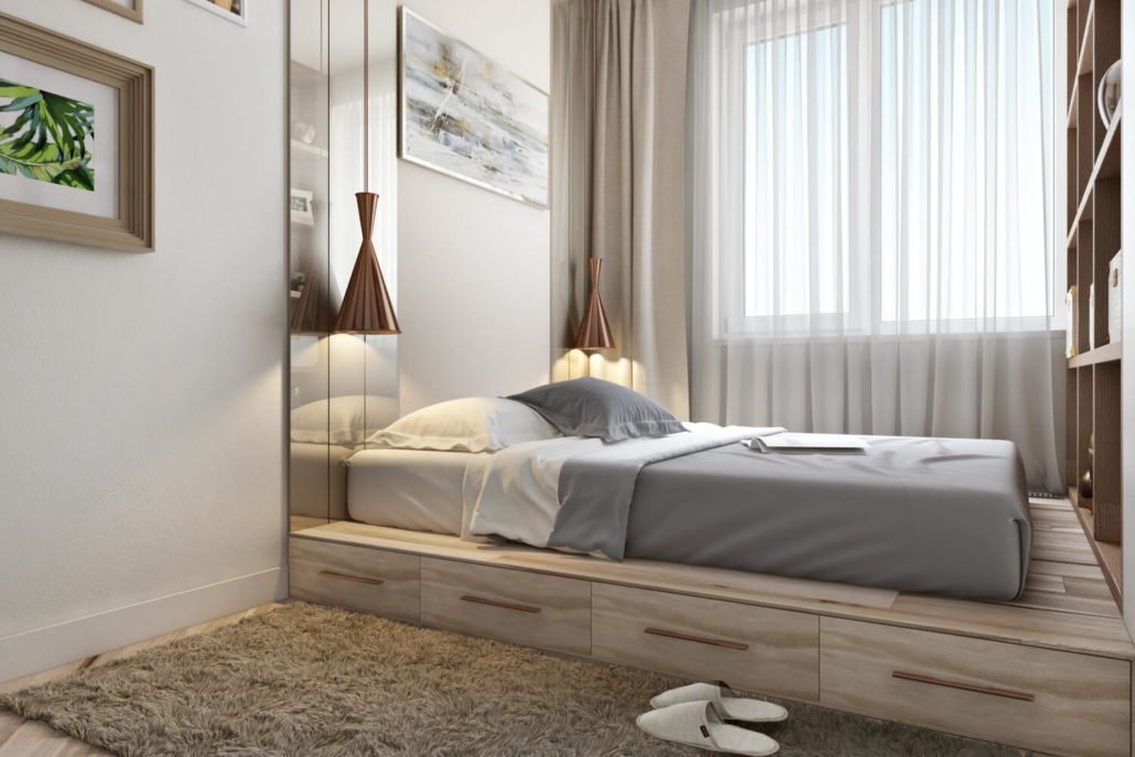 slaapkamer 6 m² interieur ideeën