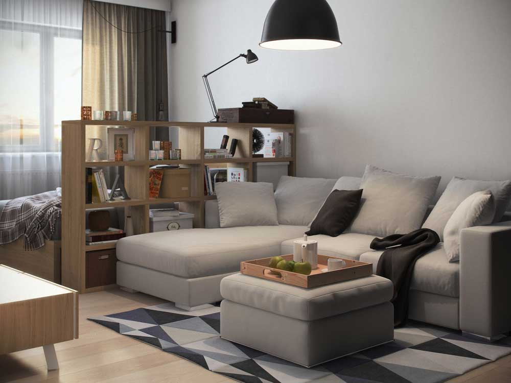 nappali és hálószoba egy szobában ötletek képek