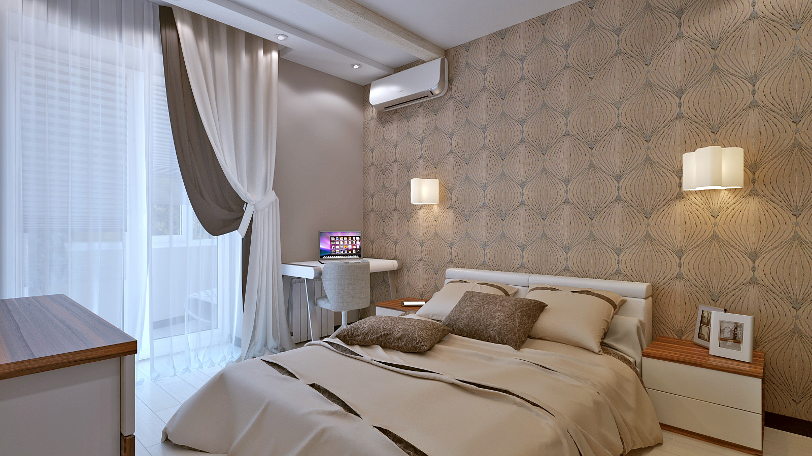 beige bedroom decor