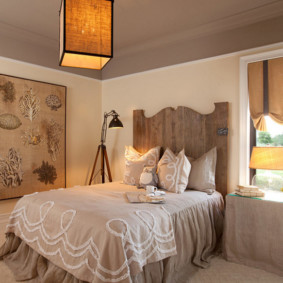 beige bedroom interior