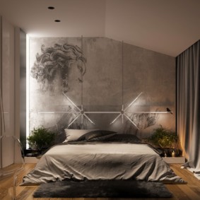 beige bedroom interior photo