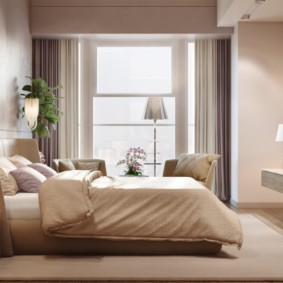beige bedroom views