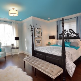 turquoise bedroom photo