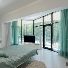 turquoise bedroom photo views