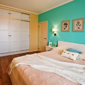 turquoise bedroom interior ideas