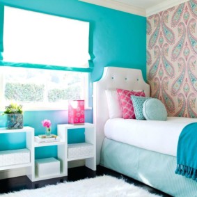 turquoise bedroom views