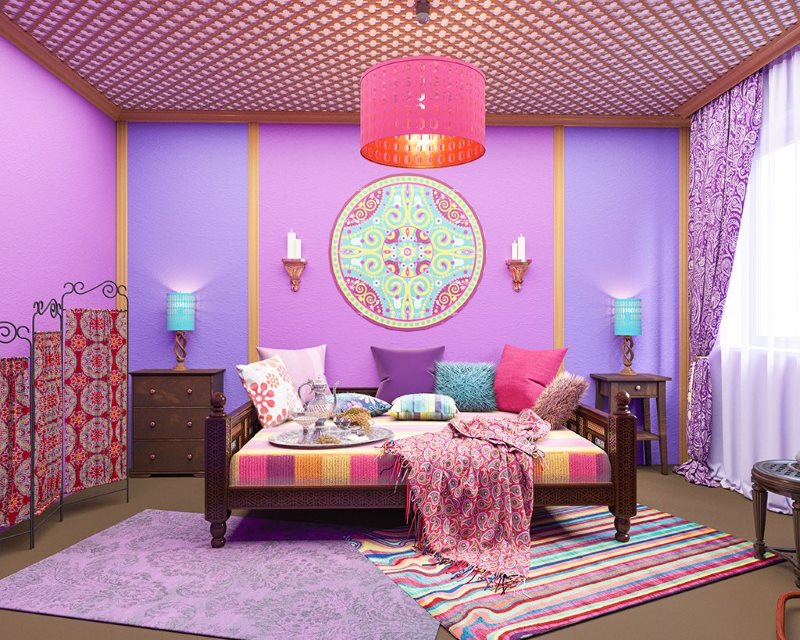 Indian style bedroom design