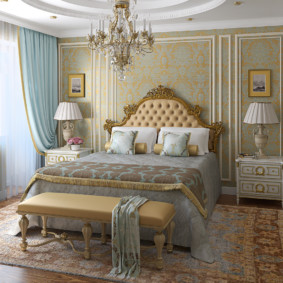 klasisks guļamistabas foto dekors