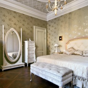 ภาพการออกแบบห้องนอนคลาสสิก