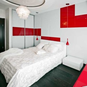 kırmızı yatak odası seçenekleri