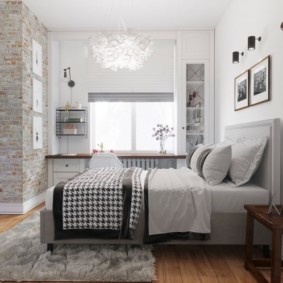 Skandināvu stila guļamistabas foto iespējas