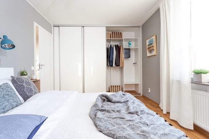 Idei de decorare a dormitorului în stil scandinav