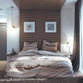 Skandināvu stila guļamistaba skata idejas