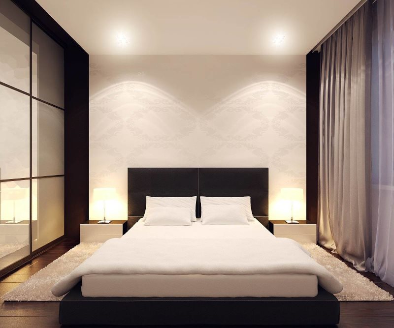การออกแบบห้องนอนที่เรียบง่าย 3 ถึง 3 เมตร