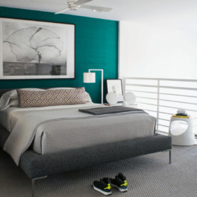 yeşil yatak odası tasarım fikirleri