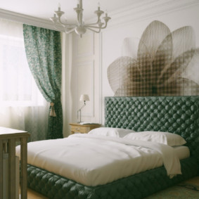 yeşil yatak odası fotoğraf fikirleri