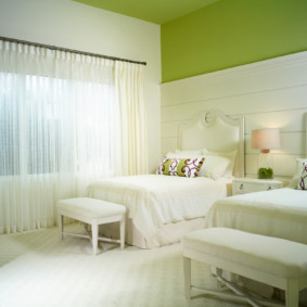 yeşil yatak odası fotoğraf seçenekleri