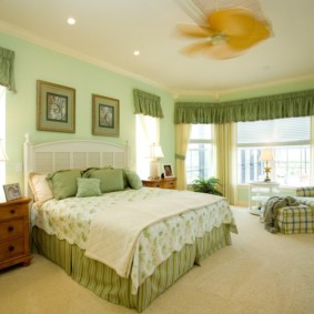 yeşil yatak odası fikirleri seçenekleri