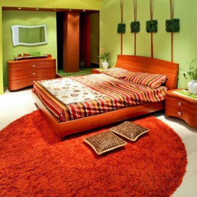 yeşil yatak odası dekorasyon fikirleri