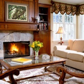 country style living room photo decor