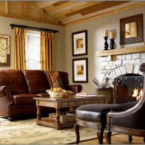 country style living room photo design