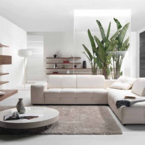 disenyo ng minimalism na living room ng larawan