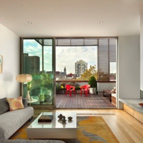 minimalism style living room na ideya sa loob