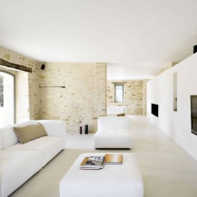 idei de interior de living minimalism