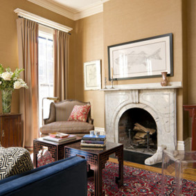 neoklasicisma stils dzīvokļa foto interjera interjerā
